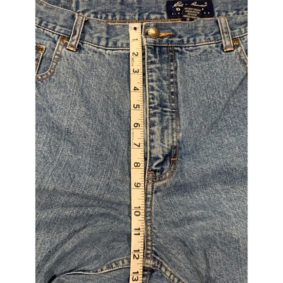 Eddie Bauer High-Waisted Denim Jeans Womens Size 18 Light Wash Relaxed Fit - Picture 9 of 13